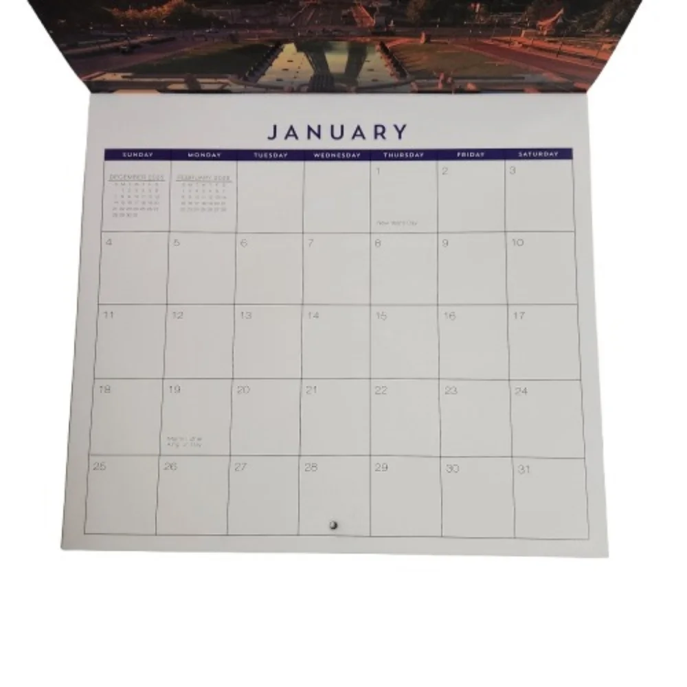 🆕️⬇️AN EVENING IN PARIS 2026 MONTHLY WALL CALENDAR